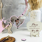 Wooden Heart Drop Box Wedding Guest Book Alternative, Rustic Keepsake - Image 3
