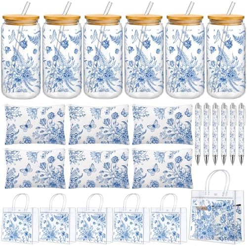 LemonRoad 24 Pcs Blue Floral Gift Sets Bulk with Gift bags for women by Unknown