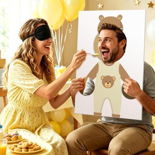 Booson 6 Set Baby Shower Games Blindfolded Feed Me - Image 6