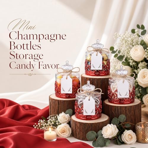 Jingmore 30 Sets Mini Crown Candy Boxes Party Favor,Red - Image 5