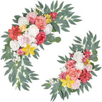 Finphoon Hot Pink Wedding Arch Flowers Set of 2 by Finphoon