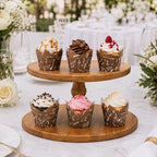 Restaurantware-Premium 1.2-oz Baking Cups: Regular-Tulip Paper Baking Cups Perfect for Muffins, Cupcakes or Mini Snacks - Brown Chocolate Wisp Print Design - Disposable - 200-CT - Image 3