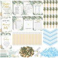 Sherr 476 Pcs Greenery Baby Shower Games, 9 Styles Baby Shower Activities by Sherr