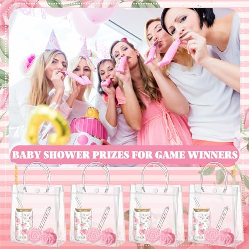 Daifunli 6 Set Pink Flower Floral Baby Shower Prize Gift for Winner Guest - Image 6