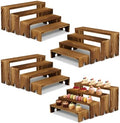4 Set Wood Display Risers, Stackable Cupcake Stand for Party Dessert Table by Unknown