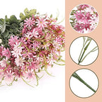 Artificial Flowers Wildflowers Silk Daisy Spring Fake Daisies Decoration Summer UV Resistant Colorful Mixed Bundles Faux Greenery Outdoor Plant Stem Filler for Home Decor Indoor Floral Arrangements - Image 2