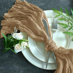 Sioloc Nude Cheesecloth Table Runner Fall Autumn Decor for Home 10ft Table Cloth for Tea Wedding Birthday Party Baby Bridal Shower Halloween Thanksgiving - Image 6