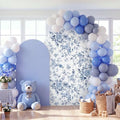 112pcs Blue Floral Arch Backdrops Cover Set by Unknown