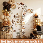 Serencatcher 7.2ft 6ft A Baby is Brewing Arch Backdrop Covers Set of 2 - Image 6