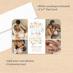 Let's Make Memories Personalized Baby Announcement Cards - Birth, Adoption - Boy, Girl - Premium Quality Custom Photo Cards for Mailing - 5x7 - Includes White Envelopes - Worth The Wait - 75 ct - Image 3