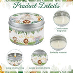 24Pcs Jungle Animal Baby Shower Party Candles for Gender Reveal - Image 3