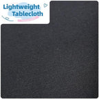 DRESSMAKER 10 Pack Black Table Cloth Rectangle 70X120 Inch Fit 8FT Table - Image 4