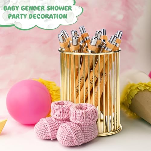 Yeaqee 100 Sets Greenery Baby Shower Pen Gifts for Guest - Image 5