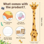 Personalized Wooden Giraffe Growth Chart Height Ruler, Height Chart for Kids, Customized Kids Height Chart for Wall, Removable Room Decor Growth Chart,Nursery Decor Growth Chart Ruler - Image 2