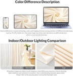 10x10 Champagne Backdrop Curtain for Parties Wedding Baby Shower Wrinkle Free Photo Curtains Backdrop Drapes Fabric Decoration for Bridal Shower 5ft x 10ft,2 Panels - Image 6