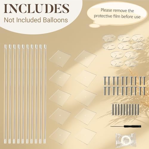 OurWarm Acrylic Balloon Stands for Table Centerpieces, 10 Pack 31.5 Inch - Image 3