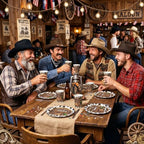 Pickmesh 250 Pcs Cowboy Birthday Party Decoration Western Plate Serve 50 - Image 4