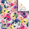 Jillson & Roberts 20" x 30" Printed Gift Tissue, Watercolor Flowers (48 Folded Sheets) by JillsonRoberts