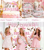 Cocomigo Cowgirl Baby Shower Decorations, Serves 25 Guests - Image 4