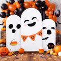3 Pcs Halloween Arch Backdrop Covers, Boo Ghost Arch Cover by Unknown