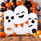 3 Pcs Halloween Arch Backdrop Covers, Boo Ghost Arch Cover by Unknown