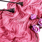 12 Pieces Hot Pink Cheesecloth Table Runners 10FT Gauze Fabric Runner for Tables Boho Table Runner Decoration Rustic Sheer Runner for Wedding Birthday Baby Bridal Shower Party (35 x 120 Inches Long) - Image 4
