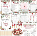 Funnymoom 426 Pcs Christmas Santa Baby Shower Games, 8 Set for Boys Girls by Funnymoom