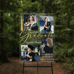 Personalized Graduation Yard Sign with Photos – Clear Acrylic Sign for High School Senior, Class of 2026, Custom Photo Graduation Decoration for Outdoor Yard by Mapileng%E2%84%A2