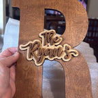 Guest Book Alternative Wedding Family Name Sign Personalized Wooden Guestbook Alternative for Wedding,Baby Shower,Anniversary, Bridal Shower Decorative Signs & Plaques (40cm .7") - Image 5