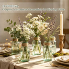 Glass Flower Vase,12 PCS Farmhouse Mason Jar for Centerpiece - Image 4