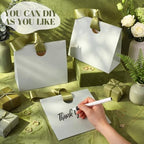 Feifeiya 30 Pcs Small Dusty Green Gift Bags with Ribbon Handle - Image 4