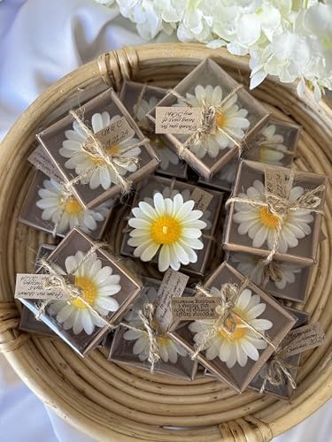 20 pcs Personalized Daisy Candles Party Favors, Wedding Favors for Guests, Baby Shower Favors, Bridal Shower Gifts, Customized Candle Favors in Bulk - Image 3