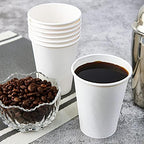 Turbo Bee 12 oz Disposable Paper Cups,270 Pack Paper Coffee Cups,Disposable Hot Drinking Cups - Image 2