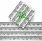 AOFUN Cute Birthday Wrapping Paper for Men - Christmas Custom Gift Tissue Paper - Personalized 5 Rolls 58" x 23" - Image 2