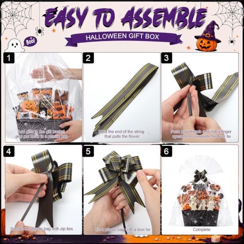 Funnymoom 24 Pack Spider Halloween Boo Basket For Gifts Empty Bulk - Image 4