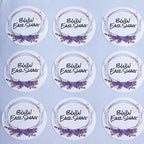 Personalized Business Logo Stickers - Ideal for Weddings, Birthdays, Favors & More. Waterproof, Fade & Heat Resistant. Pack of 100. (Wreath 13, 4 Inch) - Image 5