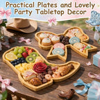 Boots or Bows Gender Reveal Decorations Wooden Boot Bow Charcuterie Boards - Image 3