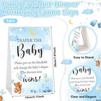37 Pcs Baby Shower Diaper Changing Game Supplies, Playful - Image 3