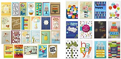 Hallmark All Occasion Handmade Boxed Set of Assorted Greeting Cards (Pack of 24) Assorted Birthday Greeting (12 Cards and Envelopes) by Unknown