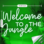 Britrio Welcome to the Jungle Neon Sign Light Safari Jungle Themed Decor - Image 3