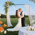 Metal Adjustable Square Arches Backdrop Heavy Duty Wedding Stand - Image 6