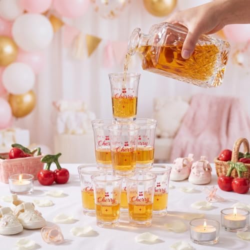 Sliner Baby Shower and Gender Reveal Party Gifts, 48 Pcs, Cherry - Image 2