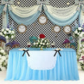 5 Pcs Wonderland Party Decor 30 x 108 in Tulle Table Skirt Set by Windkream