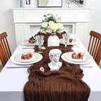 16 Pack 23 x 120 Inch Brown Table Runner 10Ft Cheesecloth - Image 3