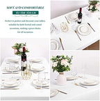 Showgeous 60x126 Inch White Rectangle Tablecloth 6 Pack Fit 7FT Table - Image 5