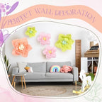 Cholemy 24 Pcs Tissue Paper Flowers, Crepe Paper Flowers Decorations 8" 10" 12" for Wedding Party Baby Bridal Shower Carnival Party Birthday Nursery Wall Decor (Multi Colors) - Image 6