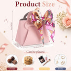 Kacctyen 50 Pack Mini Leather Purse Gift Bags PU Wedding, Elegant Color - Image 2