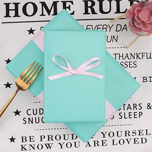 RUSPEPA Mint Wrapping Paper Solid Color for Wedding, Birthday, Shower, Congrats, and Holiday - 30 inches x 100feet - Image 2