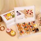 Moretoes 60pcs 16x11x2.5 Inches Bakery Boxes with 3 Style Window - Image 7