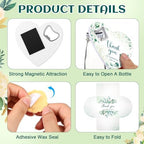Pickmesh 50 Sets Wedding Favors Heart Magnetic Bottle Opener with Gift Box - Image 3